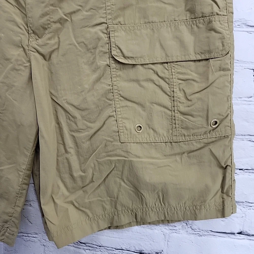 Marino Bay Shorts Mens Sz XL‎ Nylon Outdoors Khaki Weatherproof